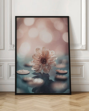 Coral Blossom Poster