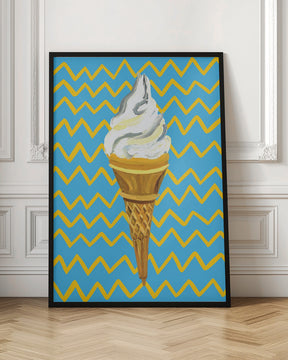 Ice Cream Blue Poster