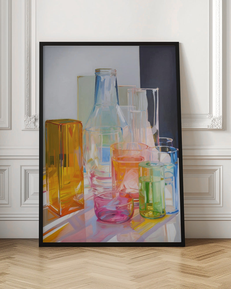 Neon Still Life No 1 Poster