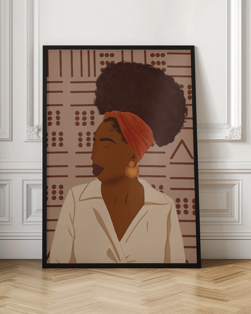 Afro puff Poster