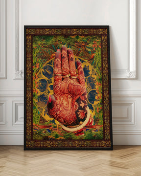 Henna Hand Poster