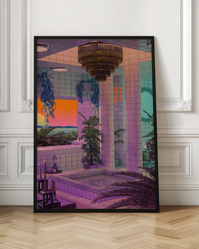 Vaporwave Pool Poster