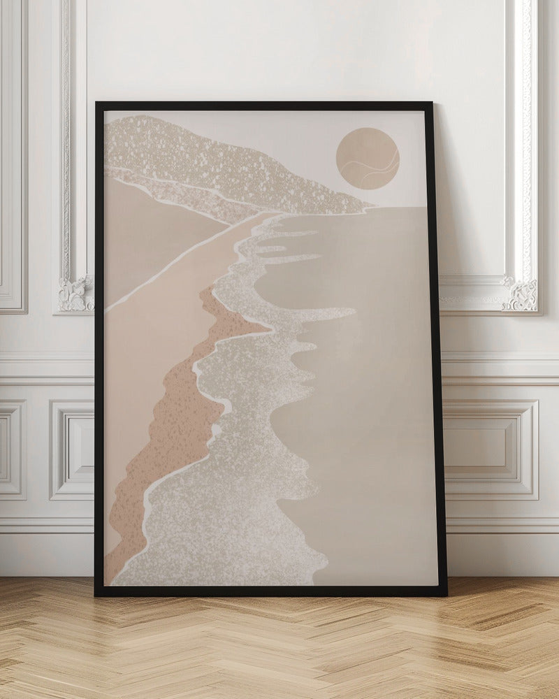 Abstract Seaside Poster