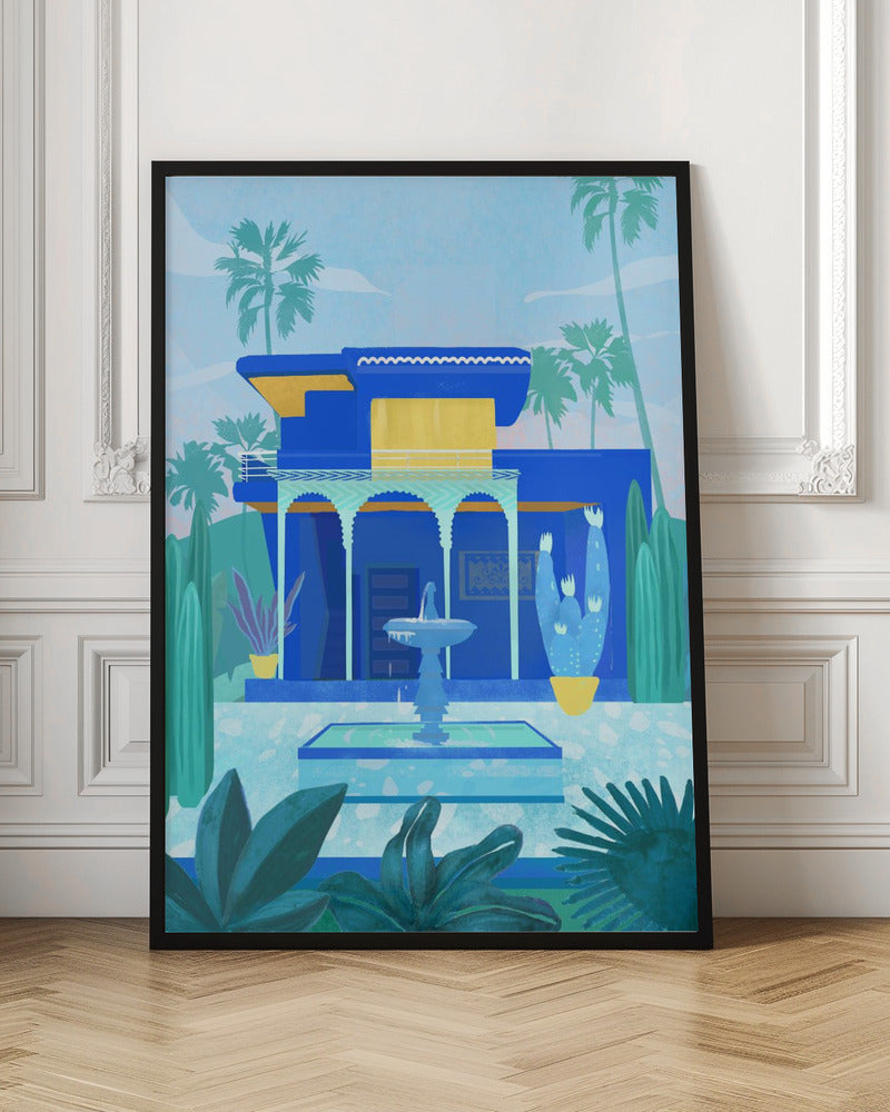 Moroccan Garden Poster