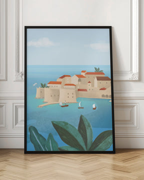 Dubrovnik City Poster