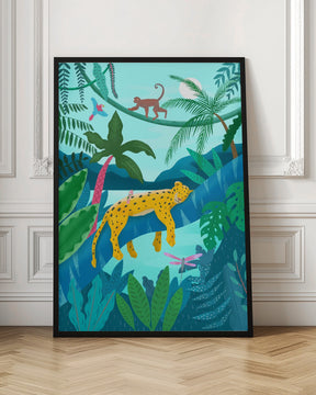 Jungle Leopard Poster