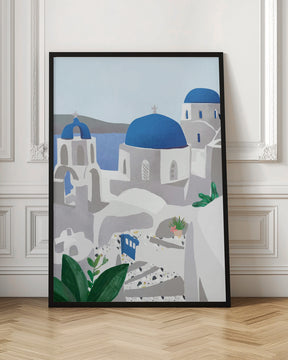 Santorini island Poster