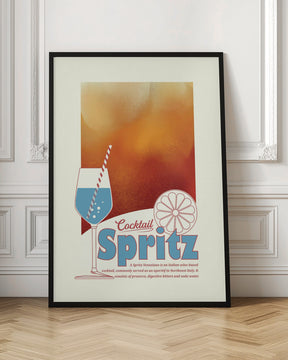 Aperol Spritz print Poster