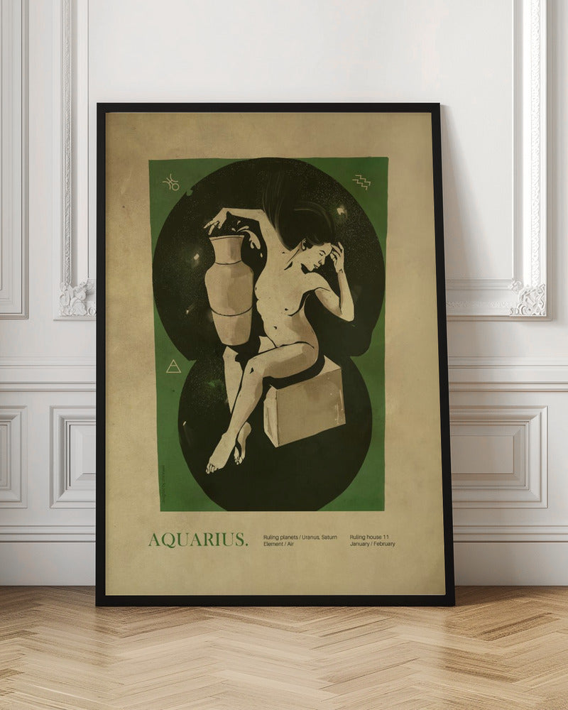 Aquarius print Poster