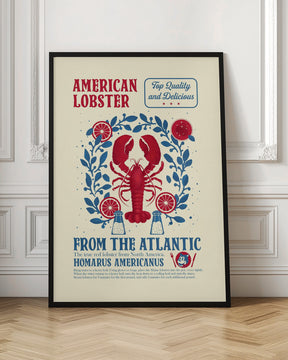 Lobster kitchen print Poster