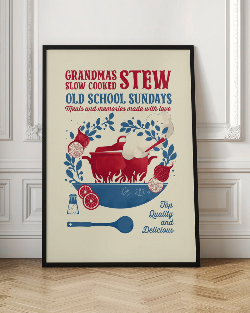 Grandmas Stew kitchen print Poster