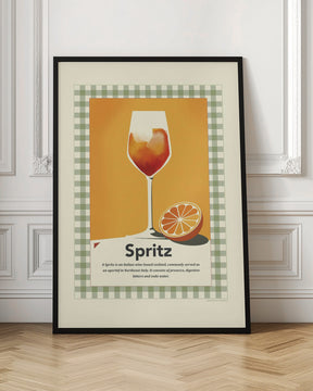 Spritz retro print Poster