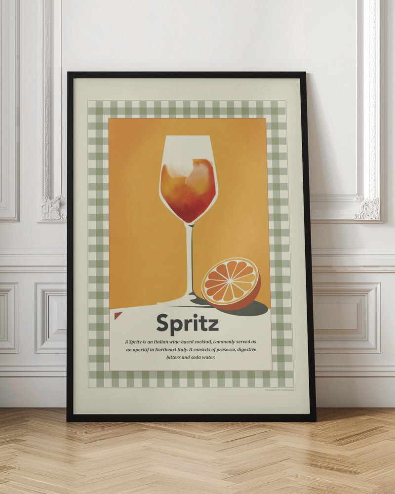 Spritz retro print Poster