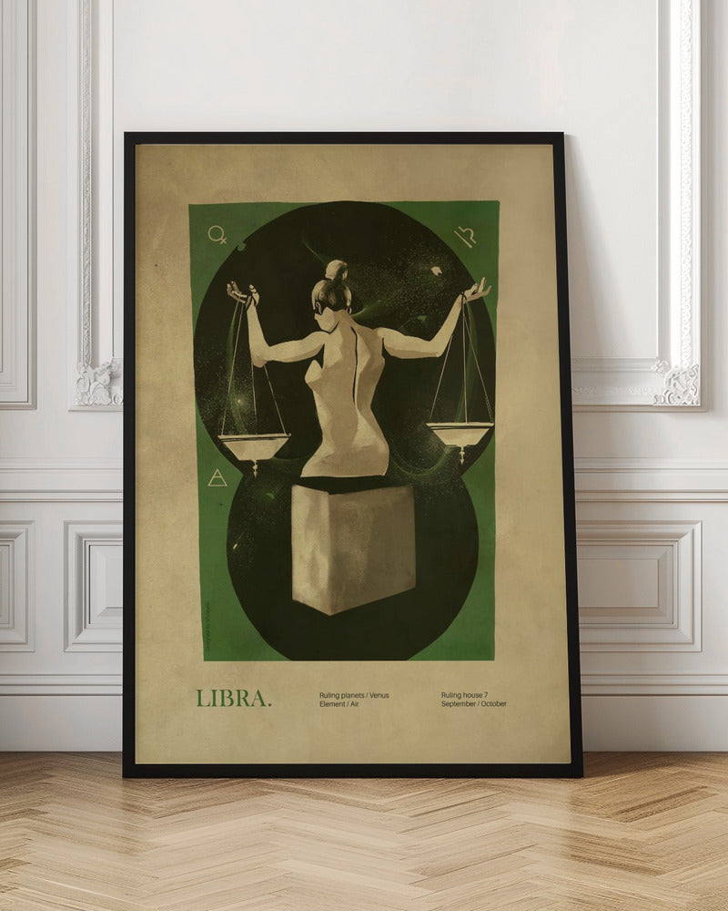 Libra print Poster