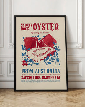 Oyster kitchen decor Poster