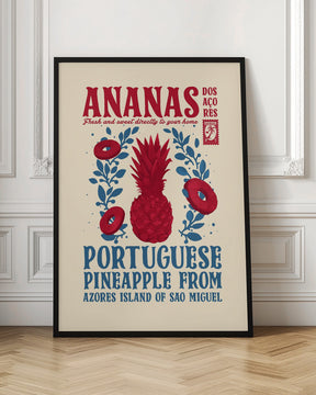 Pineapple kitchen print Poster