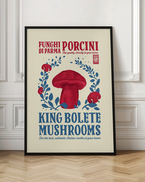 Porcini kitchen print Poster