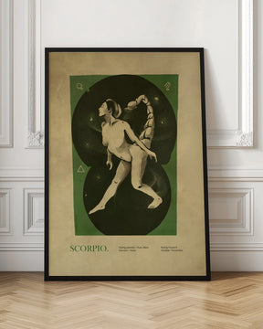 Scorpio print Poster