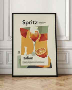 Aperol spritz print Poster