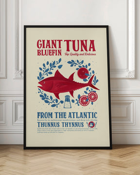 Tuna kitchen print Poster