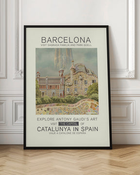 Barcelona print Poster