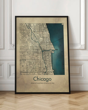 Chicago map Poster