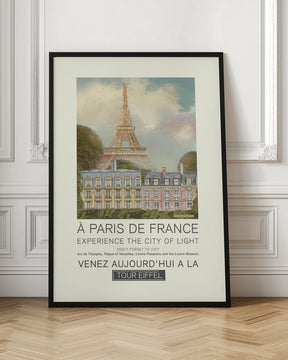 Paris retro print Poster