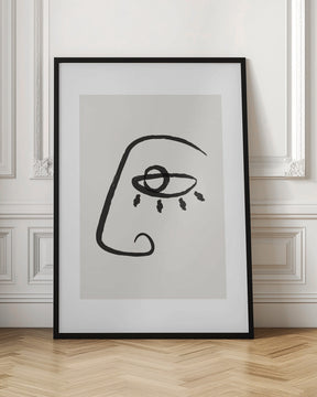 Abstract Face No2 Poster