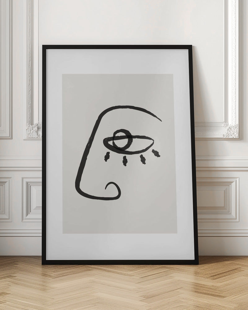 Abstract Face No2 Poster