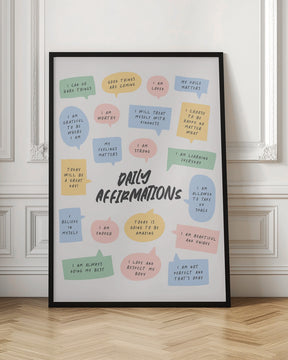 Daily Affirmations Poster