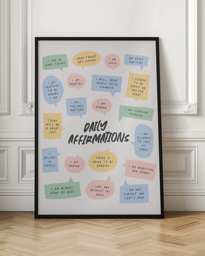 Daily Affirmations Poster