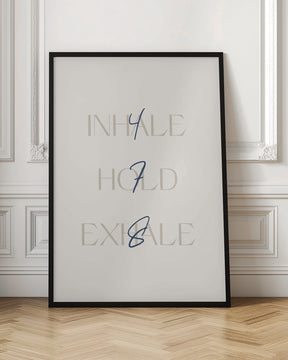 Inhale Hold Exhale Poster