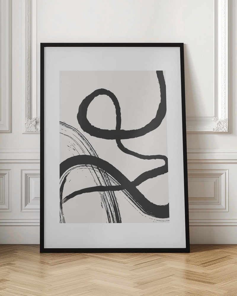 Abstract Brush No2 Poster