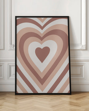 Hearts Radiate Poster