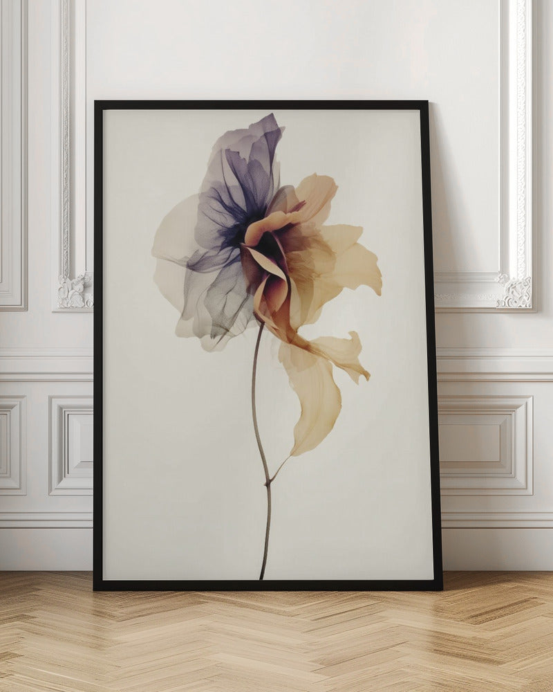 Chiffon Flower Poster