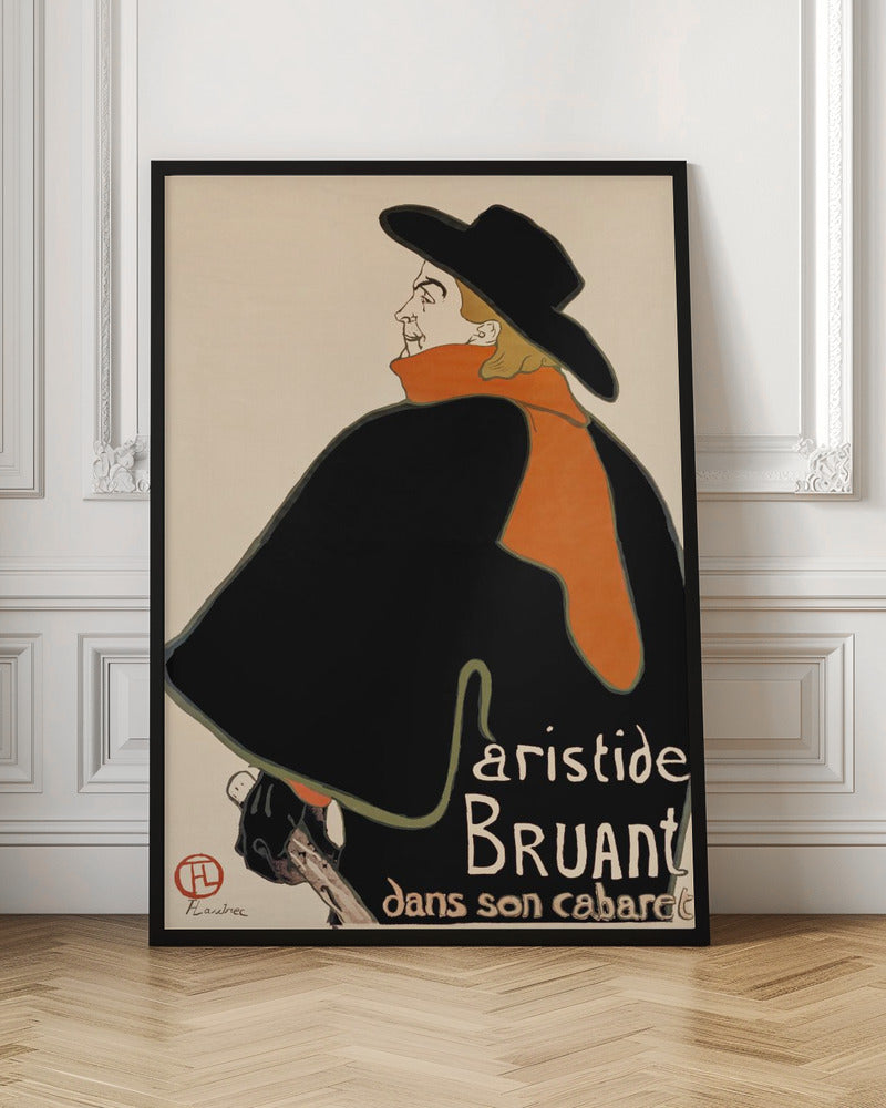 Aristide Bruant In His Cabaret (1893) Poster