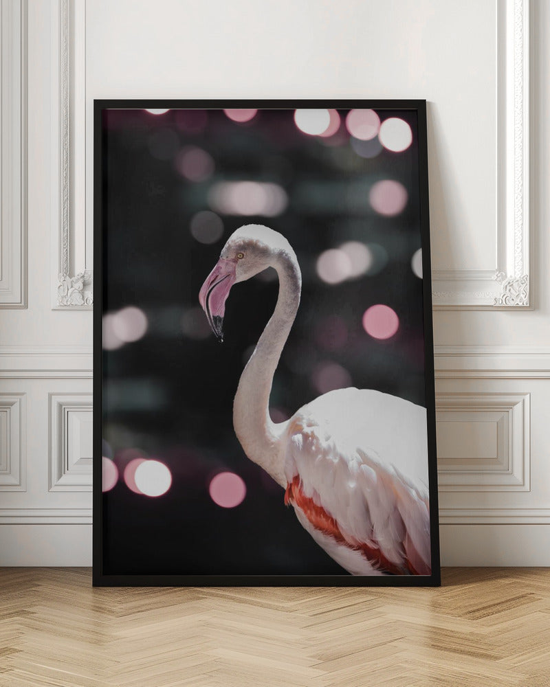 Disco Flamingo Poster