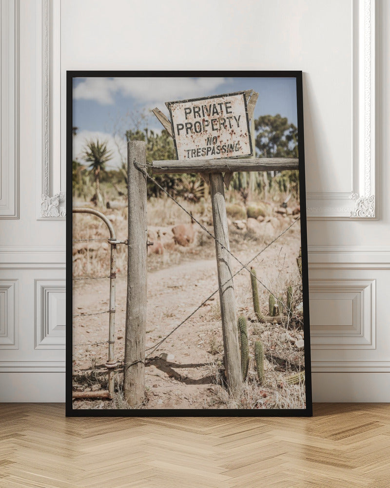 Private Property Poster