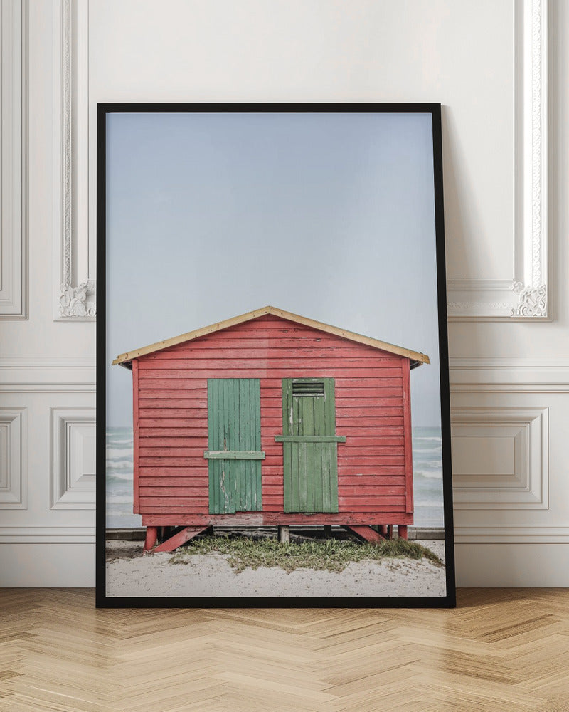 Red Hut Poster