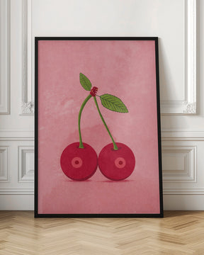 Cherry Boobs Poster