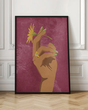 Smoking Flower Poster