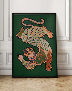 Asiantiger Green Poster