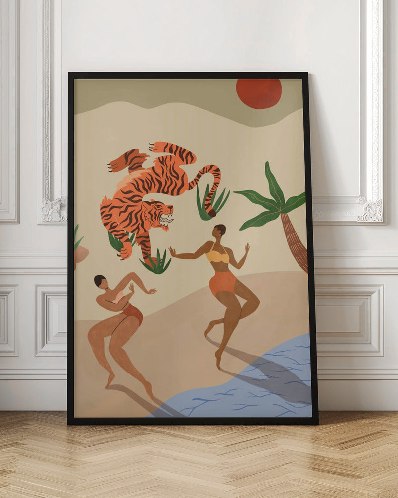 Dancing Tiger Poster