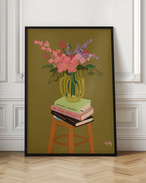 Floral Vase Poster