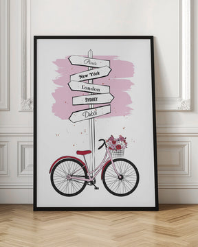 Bike Travels Poster