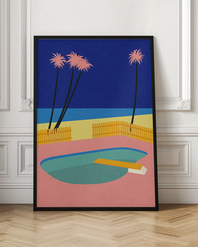 Malibu Beach Poster