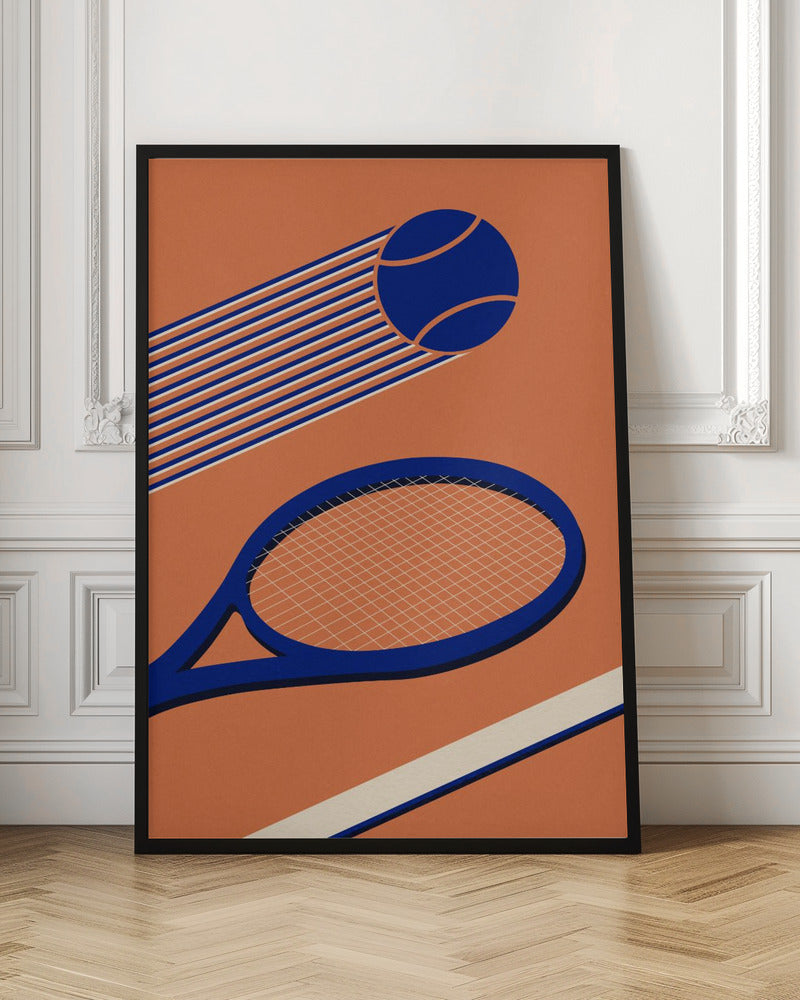 Tennis 80s Poster