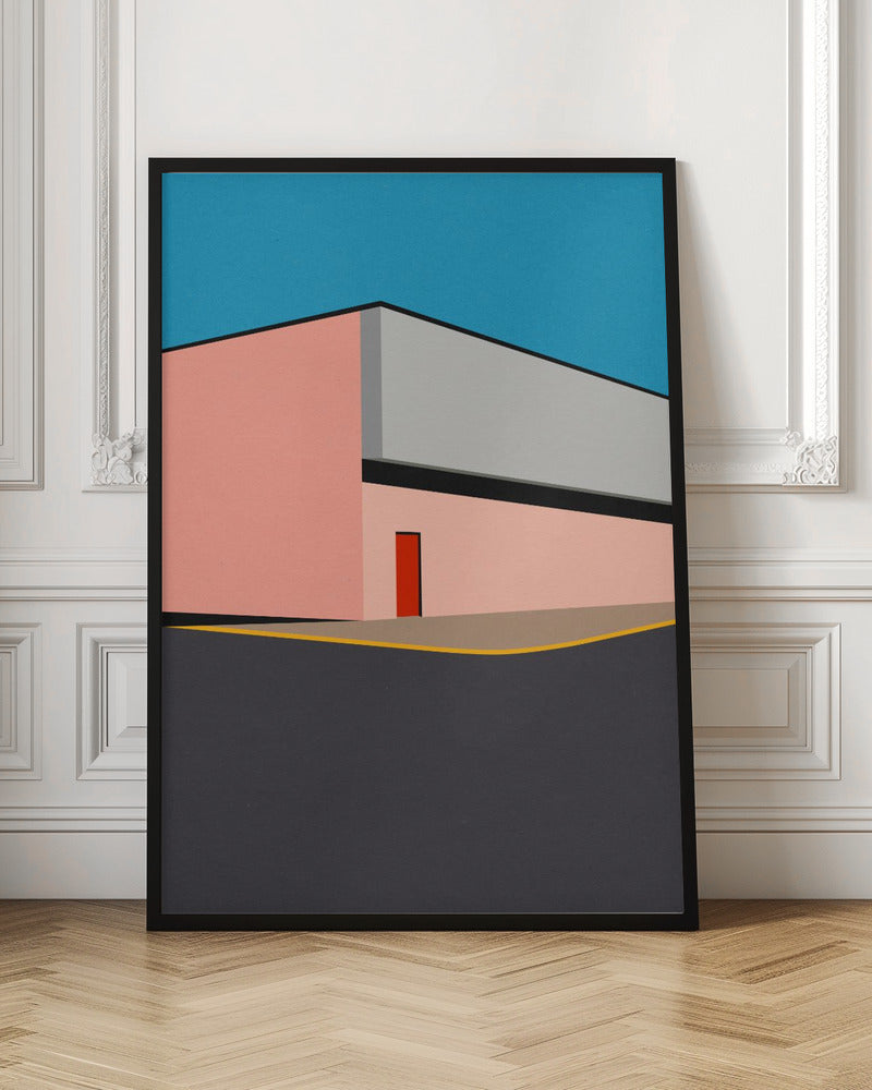 Warehouse Illustration Poster