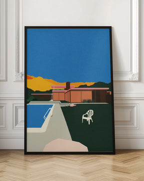 Kaufmann Desert House Poolside Poster