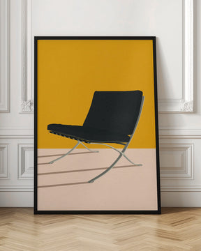 Barcelona Chair By Mies Van Der Rohe Poster